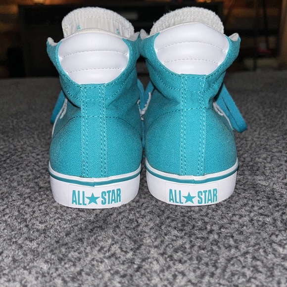 Converse All Star High Top Turquoise/White - Picture 4 of 11